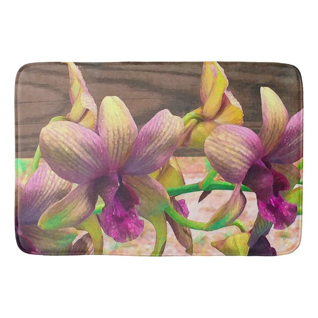 Tapete De Banheiro Orquídeas Surgindo (Frente)