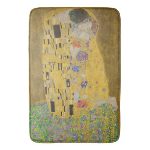Tapete De Banheiro Os Amantes Abraço Beijando de Gustav Klimt