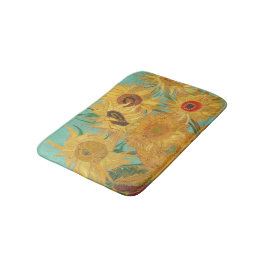 Tapete De Banheiro Os girassóis de Van Gogh
