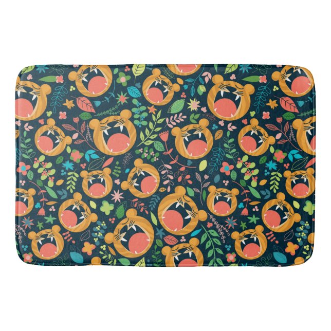 Tapete De Banheiro Ouçam-Me Animais Da Selva De Tigre (Frente)