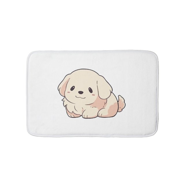 Tapete De Banheiro Ouro Chibi - Puppy (frente)