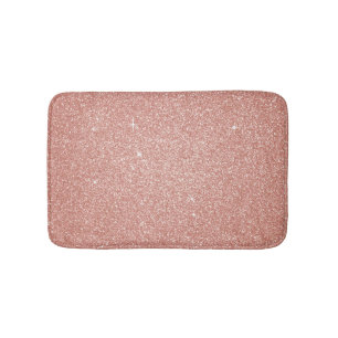 Tapete De Banheiro Ouro cor-de-rosa - coram o brilho e a faísca