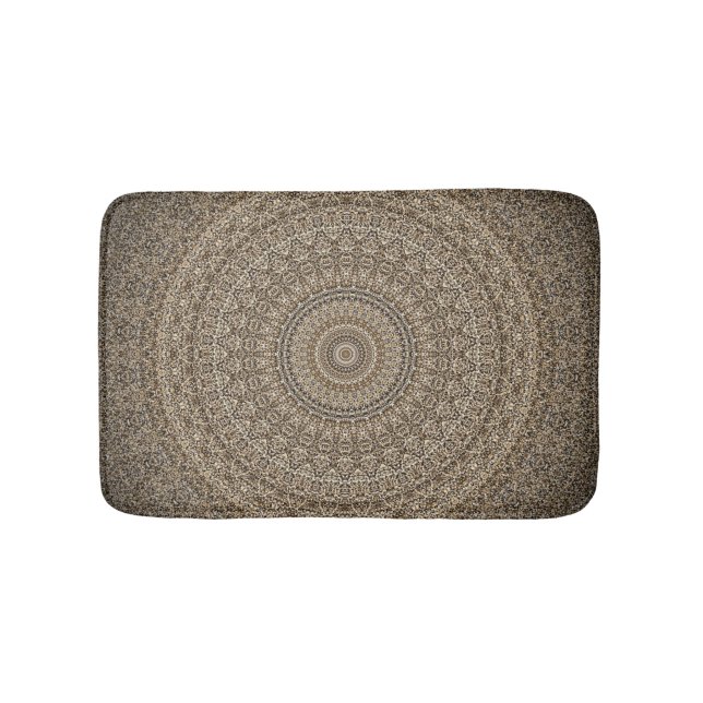 Tapete De Banheiro Ouro Mandala (frente)