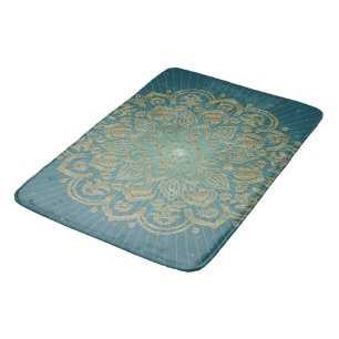 Tapete De Banheiro OURO MANDALA Rosette - Bath Mat, Rug