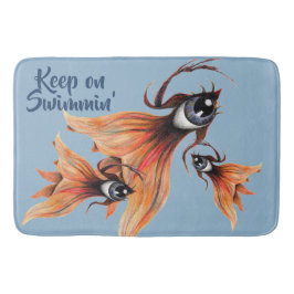 Tapete De Banheiro Ouro Surreal Goldfish Fantástico Art Qualquer Cor
