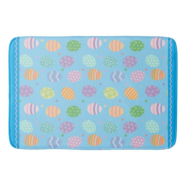 Tapete De Banheiro Ovo de Páscoa Pastel (Frente)