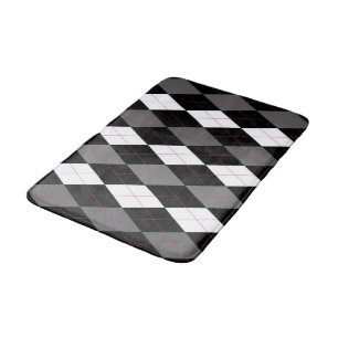 Tapete De Banheiro Oxford Tales A Deux Argyle Bath Mat