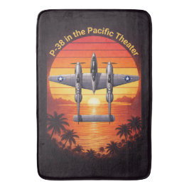 Tapete De Banheiro P-38 Lightning in the Pacific