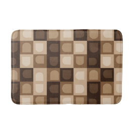 Tapete De Banheiro Padrão Asteca Marrom Modern Boho Geométrico