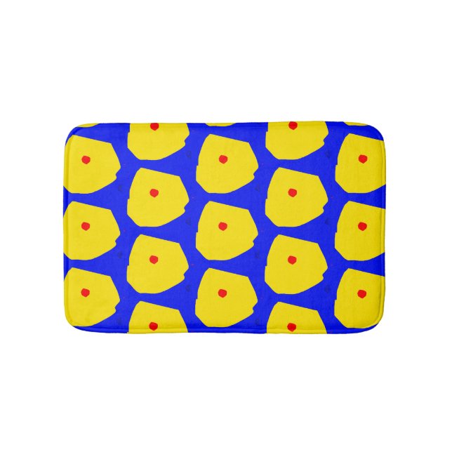 Tapete De Banheiro Padrão botânico Bath Mat (frente)