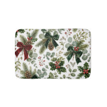 Padrão Botânico de Natal Elegante