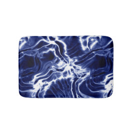 Tapete De Banheiro Padrão brilhante azul