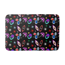 Tapete De Banheiro Padrão Colorido Geométrico