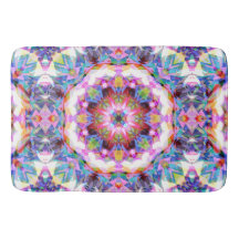 Padrão Colorido Roxo Azul Rosa Caprichoso