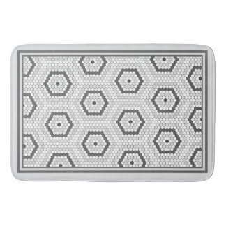 Tapete De Banheiro Padrão de Azulejo hexagon Penny Azulejo Hex