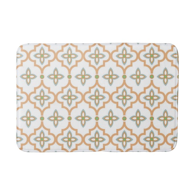 Tapete De Banheiro Padrão de azulejos cerâmicos (Frente)