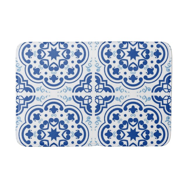Tapete De Banheiro Padrão de azulejos cerâmicos (Frente)