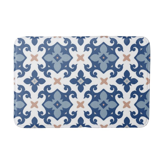Tapete De Banheiro Padrão de azulejos cerâmicos (Frente)