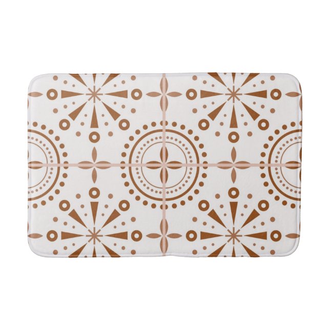 Tapete De Banheiro Padrão de azulejos cerâmicos (Frente)