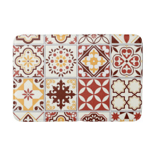 Tapete De Banheiro Padrão de azulejos cerâmicos