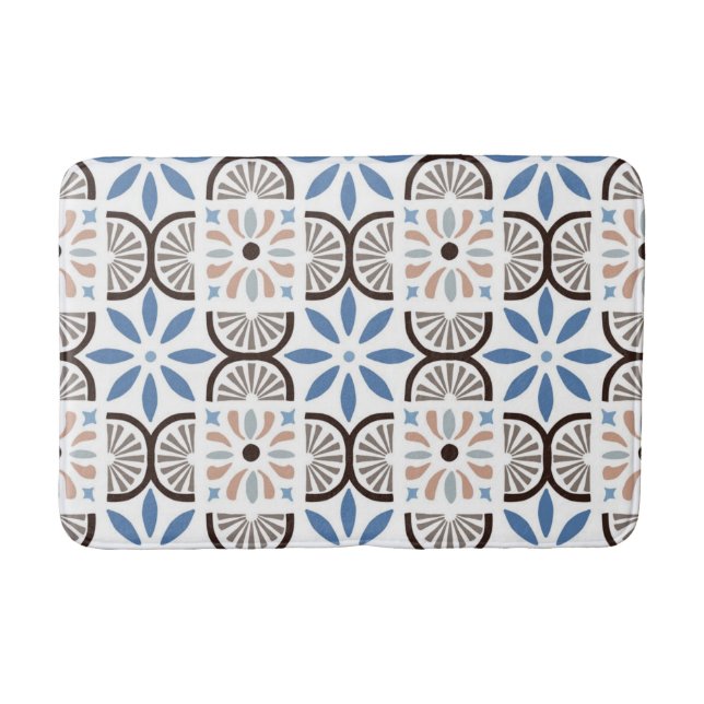 Tapete De Banheiro Padrão de azulejos cerâmicos (Frente)