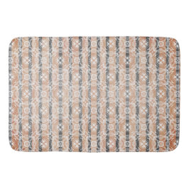 Tapete De Banheiro Padrão de Azulejos e faixas de círculo