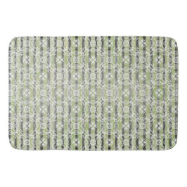 Tapete De Banheiro Padrão de Azulejos e faixas de círculo