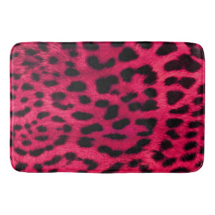 Tapete De Banheiro Padrão de Bath Mat/Zebra Rosa