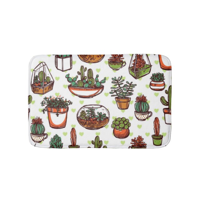 Tapete De Banheiro padrão de bolinhas (frente)