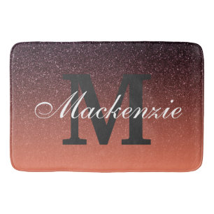 Tapete De Banheiro Padrão de brilho de gradiente