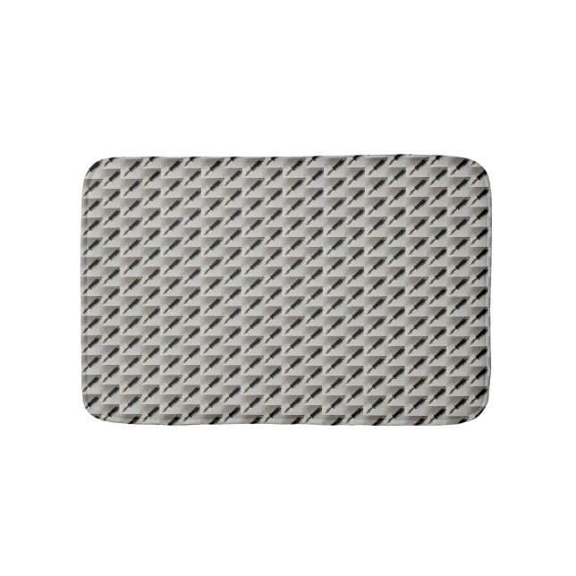 Tapete De Banheiro Padrão de Caneta Tinteiro (frente)