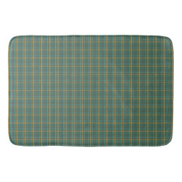 Tapete De Banheiro Padrão de Design Xadrez de Torcido