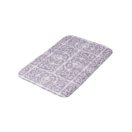 Tapete De Banheiro padrão de deslocamento de lavanda