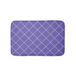 Tapete De Banheiro Padrão de diamante roxo