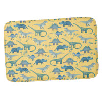 Padrão de Dinossauro Pré-Histórico Fofo Amarelo