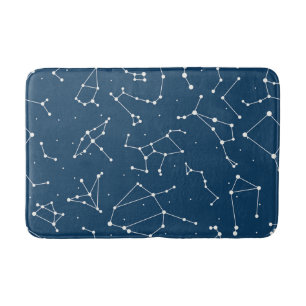 Tapete De Banheiro Padrão de Estrela de Constelação