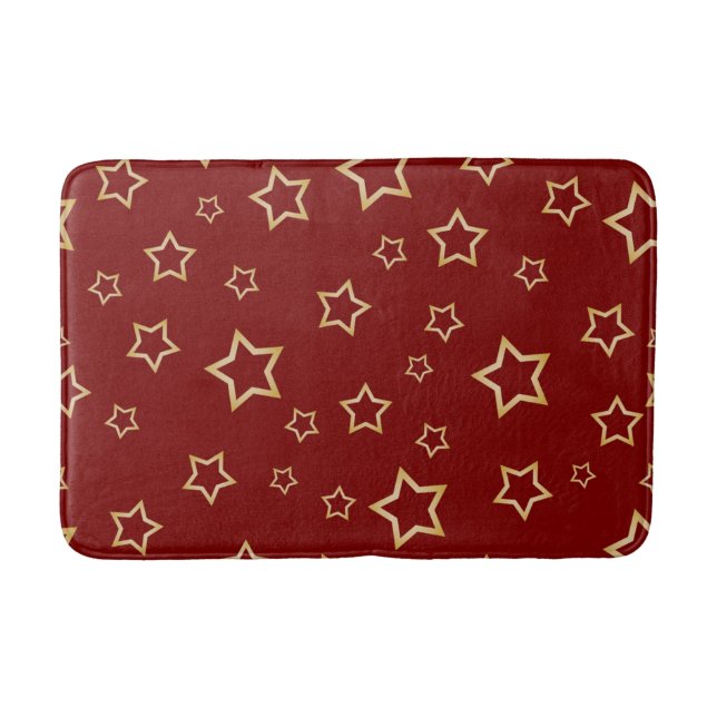 Tapete De Banheiro Padrão de estrelas (Frente)