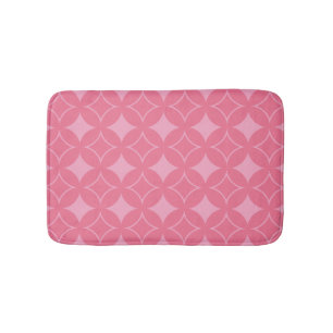 Tapete De Banheiro Padrão de expedição rosa
