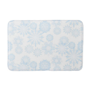 Tapete De Banheiro Padrão de flocos de neve