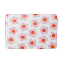 Padrão de Flor Simples, Floral Vermelho, Preppy