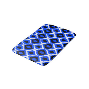 Tapete De Banheiro Padrão de Impressão de Tribal Ikat Geométrico R