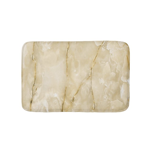 Tapete De Banheiro Padrão de Mármore na Moda (frente)