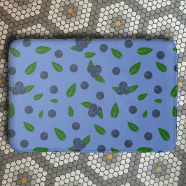 Tapete De Banheiro Padrão de mirtilo Bath Mat