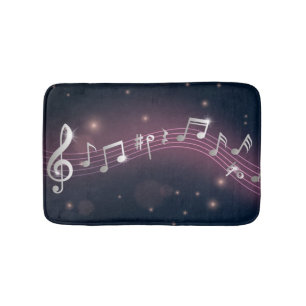Tapete De Banheiro Padrão de música