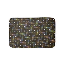 Tapete De Banheiro Padrão De Ondas Cruzadas Egípcias,