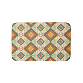 Tapete De Banheiro Padrão de Ouros de Arte Pop da Região Sudoeste