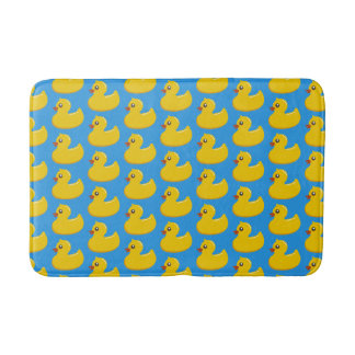 Tapete De Banheiro Padrão de Patos de Borracha