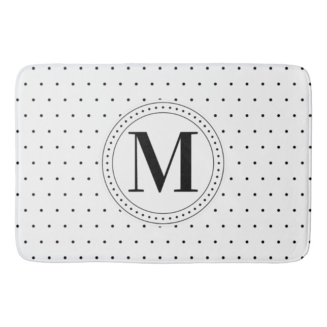 Tapete De Banheiro Padrão de pontos (Frente)