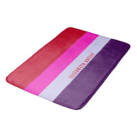 Padrão de Stripes Vermelhas, Rosa e Púrpura
