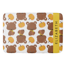 Padrão De Ursos, Ursos Bonitos, Abóbora, Seu Nome